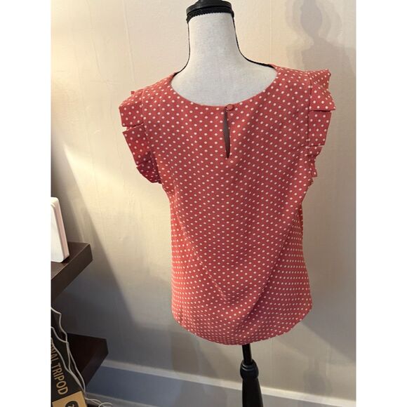 Monteau + Cece Bundle Red Polka Dot + Red Shirt  Size M - Picture 6 of 10